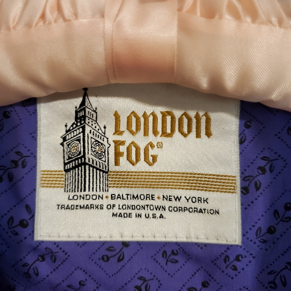 Funky Vintage London Fog Raincoat - 4P/Small - Picture 10 of 11